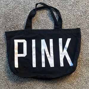 PINK Victoria's Secret Black and White Tote